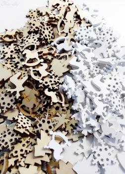 Streudeko Holzfiguren Weihnachts-Mix